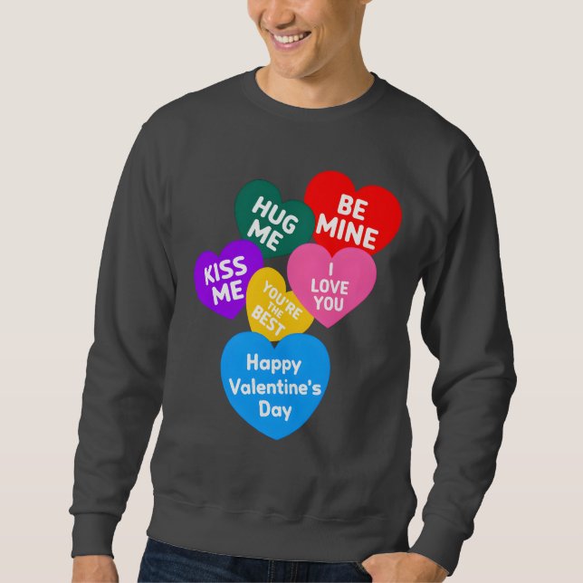 Moletom Mensagens de amor bonitinhas no dia dos namorados  (Frente)