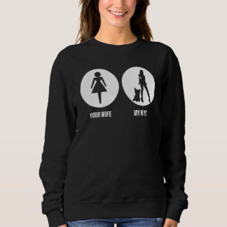 Moletom Mente sua esposa Minha esposa Yorkshire Terrier a
