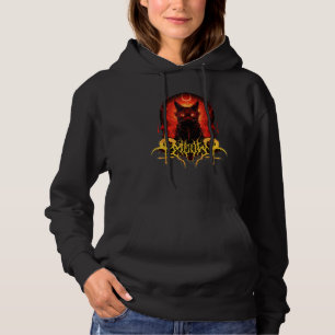 Moletom Meow Satanic Cat Black Design