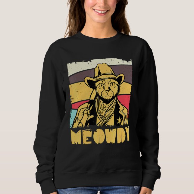 Moletom Meowdy Ca Texas Western Ca Meowdy (Frente)