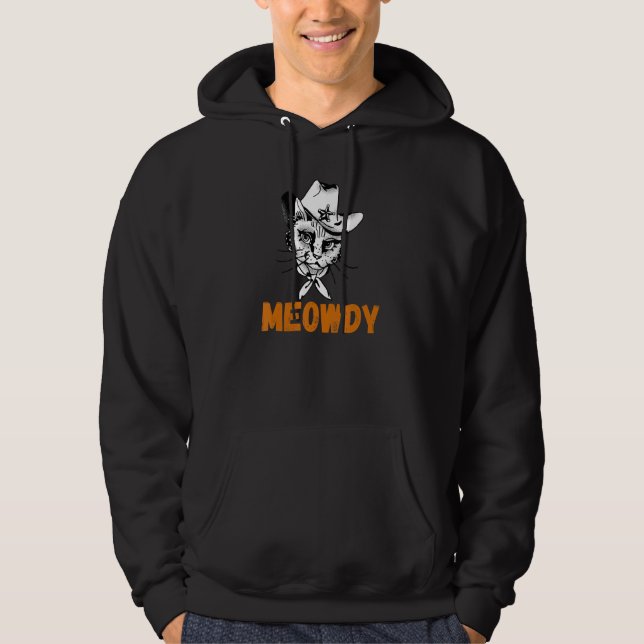 Moletom Meowdy Mashup Between Meow and Howdy Cat Meme 2 (Frente)