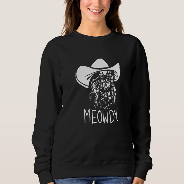 Moletom Meowdy Texas Cat Meme (Frente)