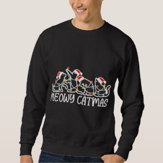 Moletom Meowy Catmas, Cat Lover Natal