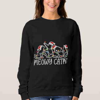 Moletom Meowy Catmas, Cat Lover Natal