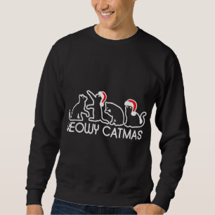 Moletom Meowy Catmas Cat Lover Xmas
