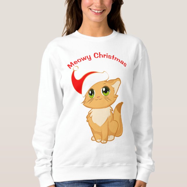 Moletom Meowy Christmas (Frente)