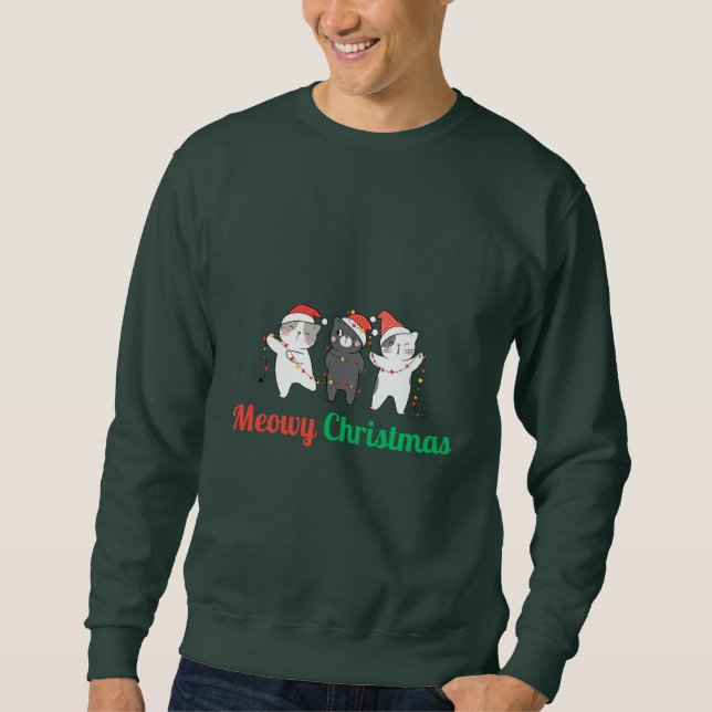 Moletom Meowy Christmas (Frente)
