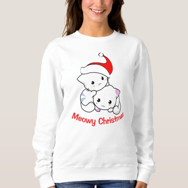 Moletom Meowy Christmas (Frente)