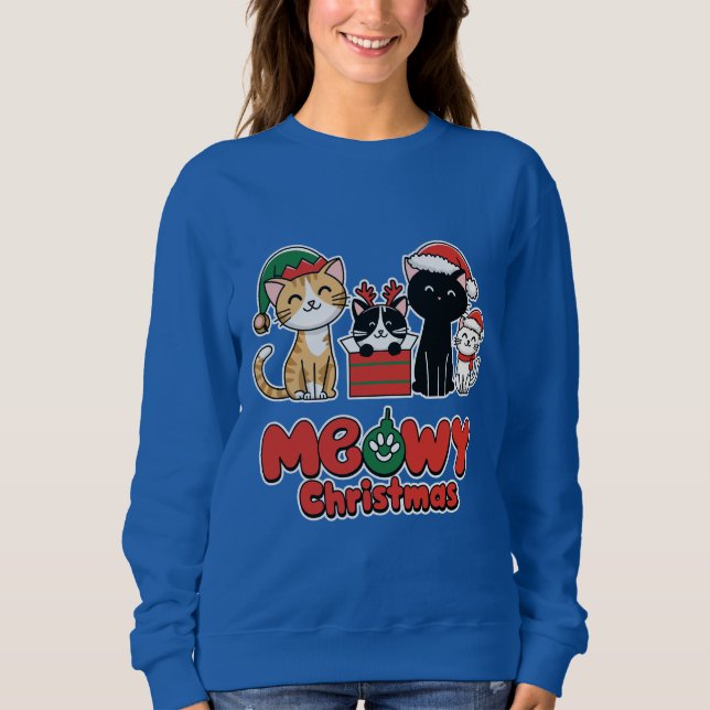 Moletom Meowy Christmas (Frente)