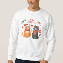 Meowy Christmas – Cute Funny Cats Holiday Design 