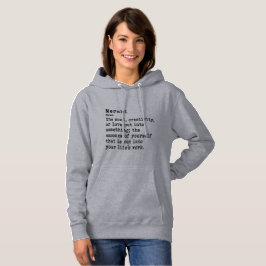 Moletom Meraki: Hoodie de cor clara