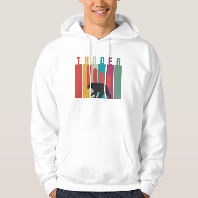 Moletom Mercado baixista | Trader | Design simples (Frente)