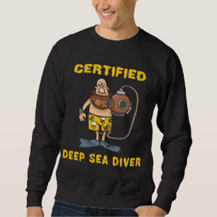 Moletom Mergulhador certificado do mar profundo
