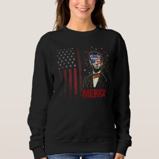 Moletom Merica 4 de julho Homens American Flag Usa Sunglas