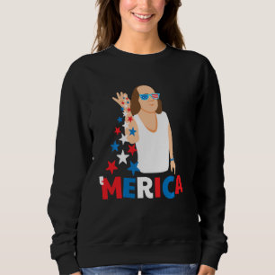 Moletom Merica Benjamin Franklin Bae 4 De Julho Americano