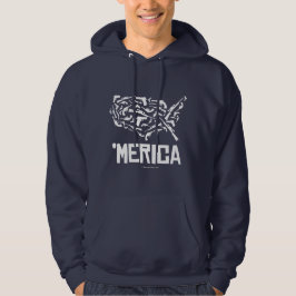 Moletom Merica - os Estados Unidos das armas
