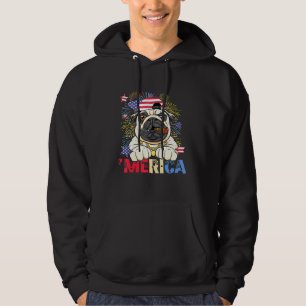 Moletom Merica Pug USA Flag Boné Fireworks 4 De Julho Patr