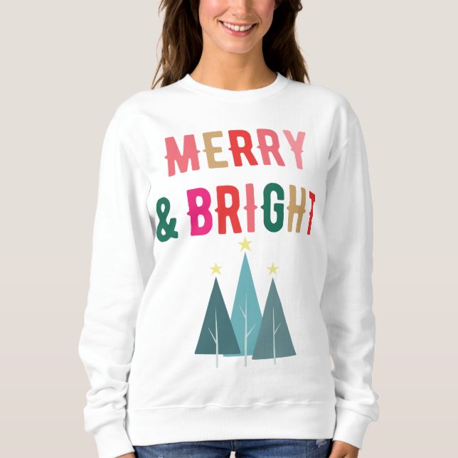 Moletom Merry and Bright Design (Frente)