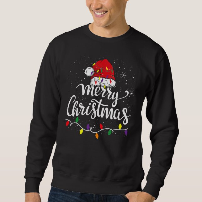 Moletom Merry Christmas Family  Christmas Women Men Xmas K (Frente)