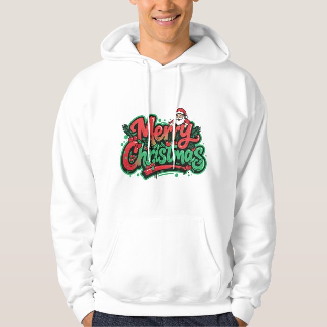 Moletom Merry Christmas Holiday Design (Frente)