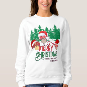 Moletom MERRY CHRISTMAS MUSHROOMS NA Floresta