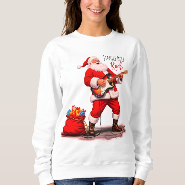 Moletom Merry Christmas Santa Clause Jingle Bell Rock (Frente)
