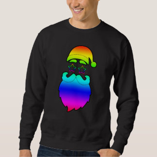 Moletom Merry Christmas Santa Rainbow