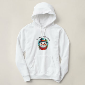 Moletom Merry Christmas Snowman Hoodie –  Winter Holiday