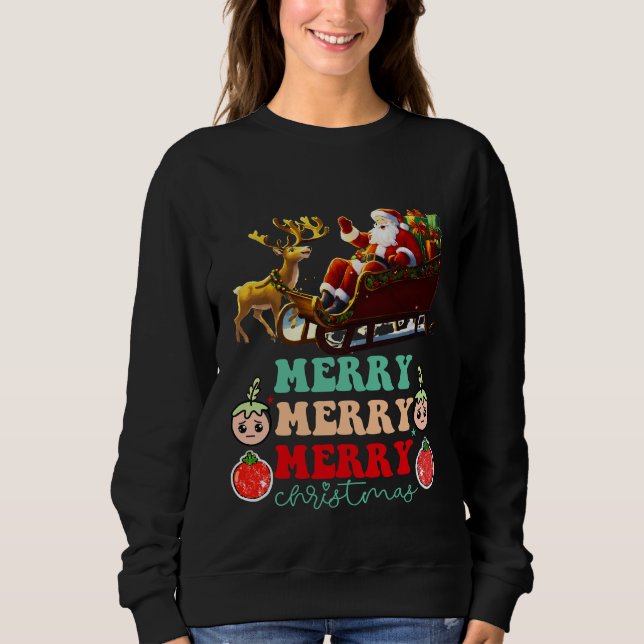 Moletom Merry Christmas T-Shirt (Frente)