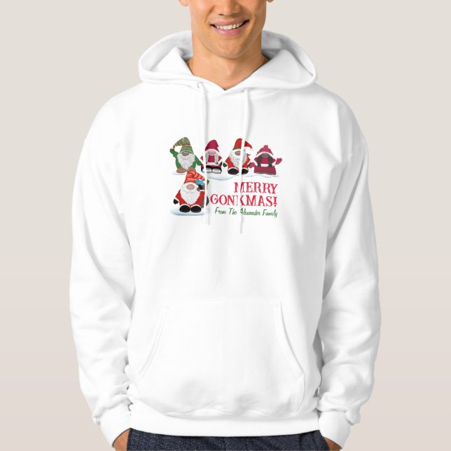 Moletom Merry Gonkmas! Christmas design for gonk lovers!  (Frente)