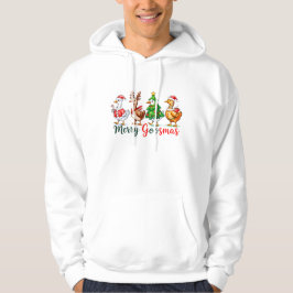 Moletom Merry Goosmas Christmas Funny Goose Tri-Blend Shir