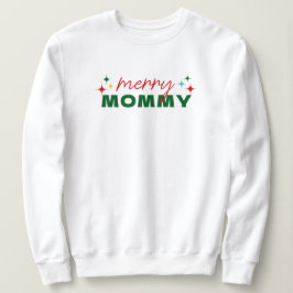 Moletom Merry Mommy Cute Colorful Script Christmas