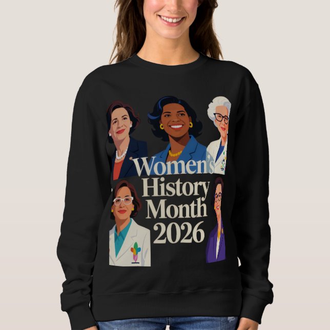 Moletom Mês da História da Mulher 2026 (Frente)