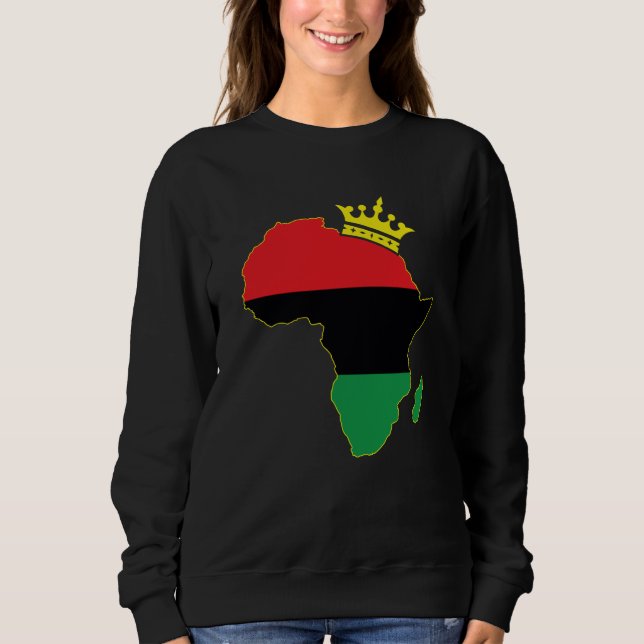 Moletom Mês da História Negra do Continente Pan-Africano A (Frente)