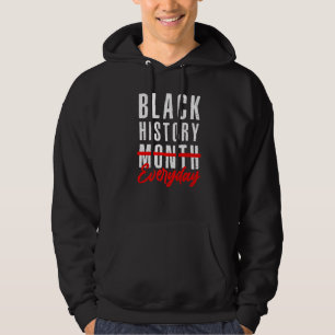 Moletom Mês da História Negra Vintage Mulheres Homens Diár