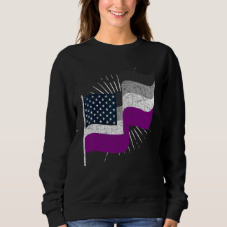 Moletom Mês do Orgulho Ace Sinalizador Asexual dos Eua Que