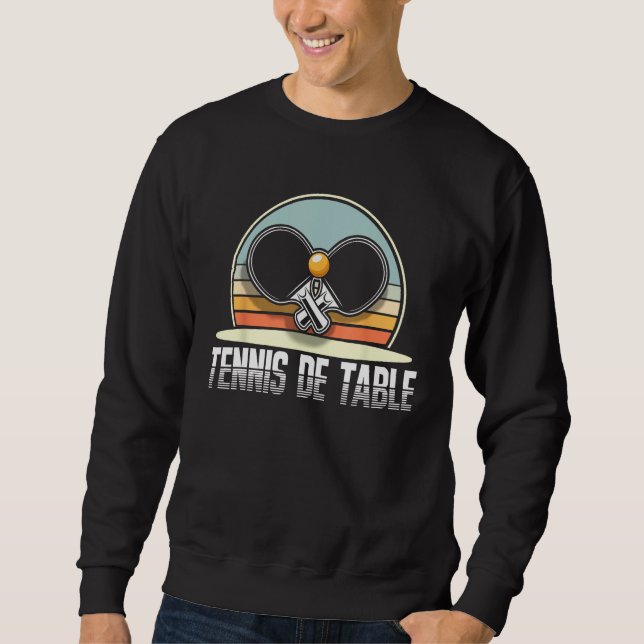 Moletom Mesa de Tênis de Mesa Ping Pong Raquete de Tênis d (Frente)