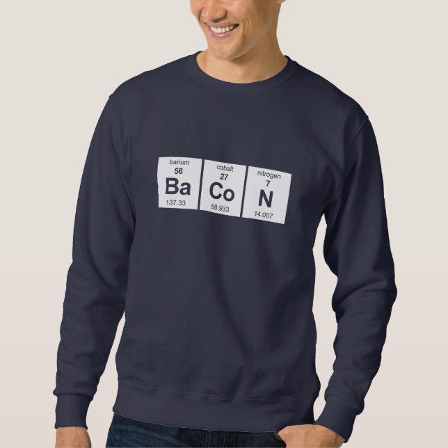 Moletom Mesa periódica BaCoN (Frente)