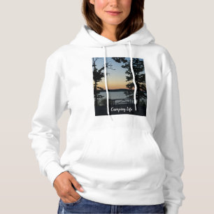 Moletom Mesa Rock Silhouette Sunset Camping Life Hoodie