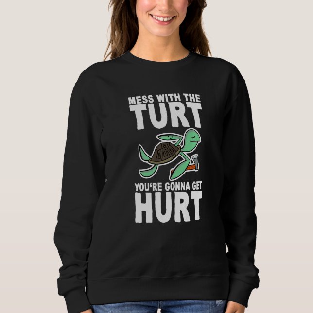 Moletom Mess com a Turt que você vai se machucar (Frente)
