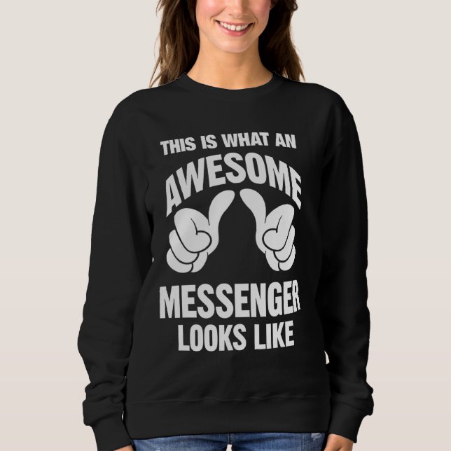 Moletom Messenger Awo Parece Engraçado (Frente)