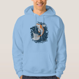 Moletom Mestre de flexão de água de Koi Fish