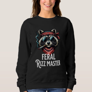 Moletom Mestre Rizz Feral Gíria da Geração Z Engraçado Riz
