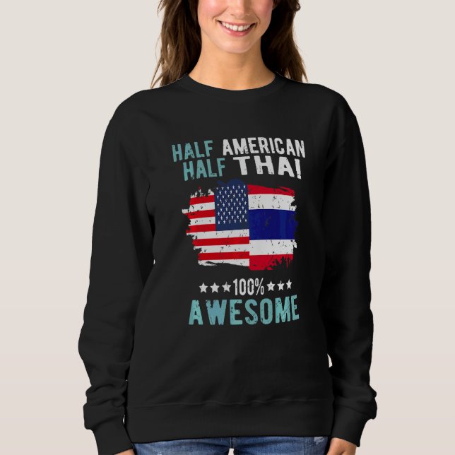 Moletom Metade Americano Metade Tailandês (Frente)