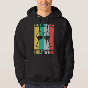 Moletom Metade Humano Metade Vinho Retro