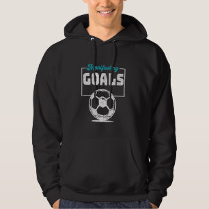 Moletom Metas de Manifestação do Tema do Futebol Motivacio