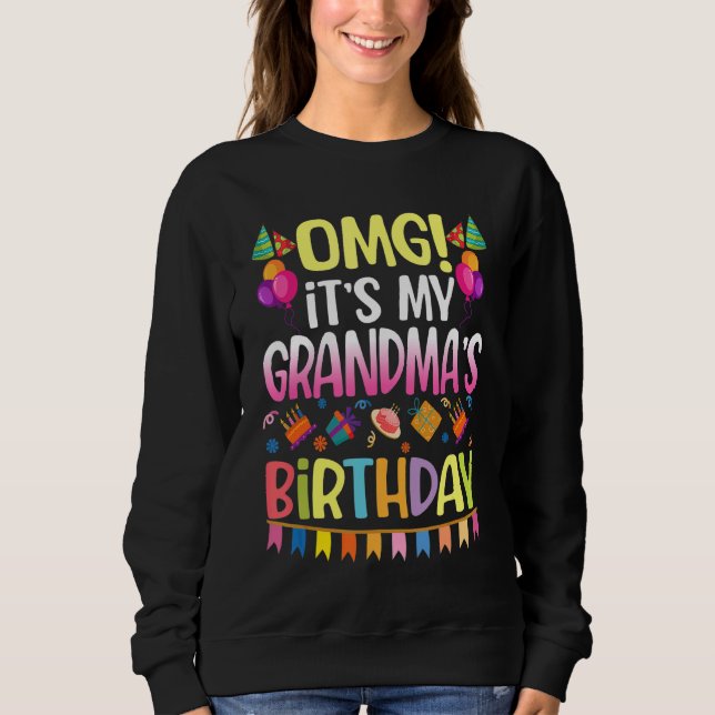 Moletom Meu aniversário é feliz para mim, mãe (Frente)