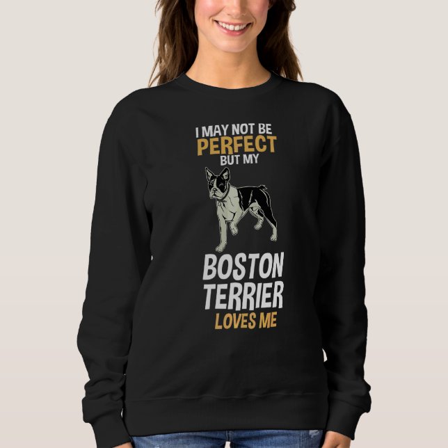 Moletom Meu Boston Terrier me ama (Frente)