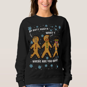 Moletom Meu Bumbum Magoa Engraçado Biscoito De Natal Ginge