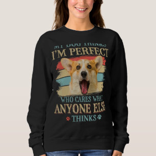 Moletom Meu Cachorro pensa que sou o estilo retrô perfeito